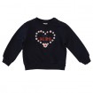 Sudadera Estampado Corazón de Flores