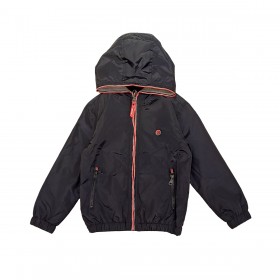 Parka con cremallera y capucha