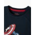 Camiseta algodón MARVEL color marino