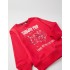 Sudadera Roja con Estampado Subway Map
