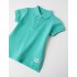 Polo para Bebé Color Azul Turquesa
