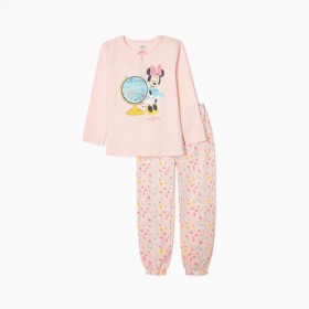 Pijama Rosa Estampado de Minnie Mouse