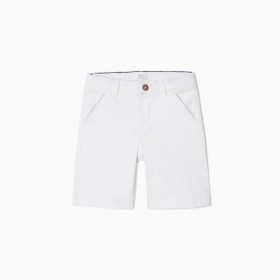 Pantalón corto color Blanco para niño