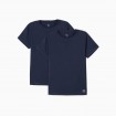 Pack de 2 Camisetas color Azul Marino
