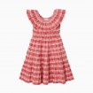 Vestido Fluido con Cuello Barco