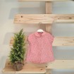Camisa rosa bebé estampado flores