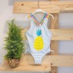 Bañador con piña y Topitos para niña