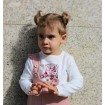 Mono Rosa con Bolsillos para Bebé Niña