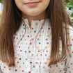 Blusa con Estampado de Flores de Colores