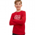 Camiseta Roja Letras Centrales para Niño