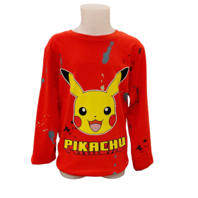 Camiseta Pikachu Pokemon 100% algodón