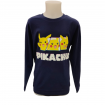 Camiseta azul Pikachu Pokemon 100% algod