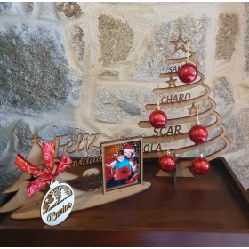 Árbol de Navidad Personalizado en Madera