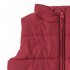 Colete acolchoado cor granada