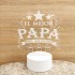 Lámpara Led Personalizada El Mejor Papá