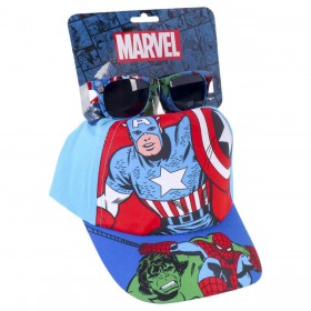 Gorra y Gafas de Sol Avengers Spiderman