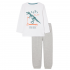 Pijama largo algodón para niño motivo Dinosaurio