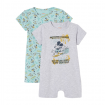 Pack 2 Peleles estilo Pijama para Bebé estampado Mickey