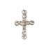 Broche Cruz de strass 3x2