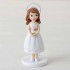 Portafotos resina niña Comunión con vestido corto