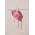 Gorro para Bebé Niña en Rosa y Blanco