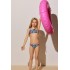 Bikini Niña con volantes estampado Caballitos de Mar