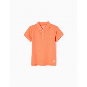 Polo Piqué Naranja