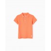 Polo Piqué Naranja