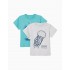 Pack 2 Camisetas Bebé Niño modelo submarino