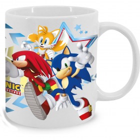 Taza Ceramica Sonic y sus Amigos