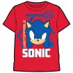 Camiseta Sonic algodón color Rojo