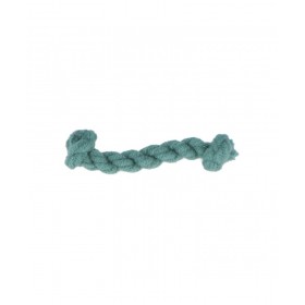 Cordón de lana para el pelo verde empolvado