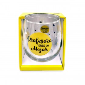 Vaso Cristal Profesora