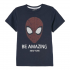 Camiseta Spiderman algodón color Azul Marino