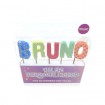 Velas con el nombre de Bruno