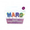 Velas para Tartas de Cumpleaños con el nombre de Marc