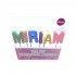 Velas Personalizadas para Tartas de Cumpleaños con el nombre de Miriam