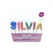 Velas personalizadas para tartas de cumpleaños - Silvia