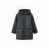 Parka Impermeable Gris Oscuro