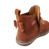 Botas Piel Bebé color camel y lazo