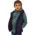 Chaleco Azul Marino Niño con capucha