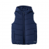 Chaleco Azul Marino Niño con capucha
