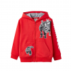 Sudadera de Marvel con Cremallera  para Niño en Color Rojo