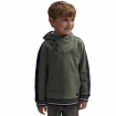 Sudadera Tipo Canguro para Niño en Color Verde Aceituna