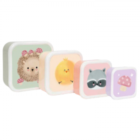 Set de 4 Tuppers Bosque Kawanimals
