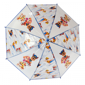 Paraguas Transparente Patrulla 48cm Manual