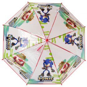 Paraguas Sonic 48cm Transparente Manual