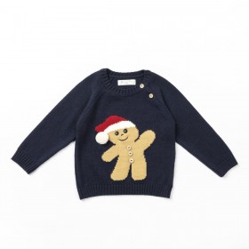 Jersey bebé galleta y gorro Papá Noel