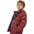 Cazadora Acolchada para Niño en Color Granate
