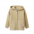 Chaqueta de Punto con Capucha  para Niño en Color Beis